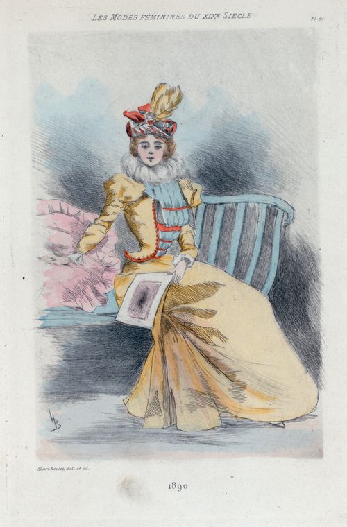 1890 [Women's fashion in nineteenth-century Paris] - NYPL Digital ...