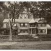 "The Wayside", Concord. Hawthorne's home. In the square tower on the roof, which he called the "tower" he made his study, here he wrote the "Marble faun"  and other works.