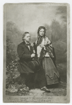 Henry Ward Beecher and Harriet Beecher Stowe.