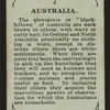 Australia.
