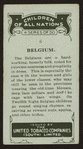 Belgium.