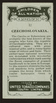 Czechoslovakia.