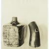 Tea cannister, Penn, 1767; Powder horn, 1781. Mattatuck Historical Society, Waterbury, Conn.