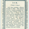 Town Arms, Ayr.