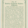 Hadley-England hydro-biplane.