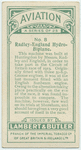Hadley-England hydro-biplane.