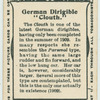 German dirigible "Clouth.".