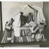 Group of dolls, -- "The Sick Chamber", made by Mrs. Cleveland of Salem, E.I.