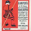 Affiche anglaise pour la revue "Harper's Magazine"