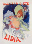 Affiche pour l'Alcazar d'Été, "Lidia".