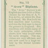 "Avro" biplane.