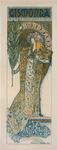 Affiche pour le Théâtre de la Renaissance, "Gismonda".