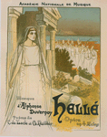 Affiche pour l'opéra "Hellé", représenté au Théâtre national de l'Opéra