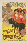 Affiche pour le Théâtre Olympia, "Grand ballet Brighton".