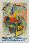 Affiches pour les grandes fêtes des Tuileries, "Pour les pauvres de France et de Russie".