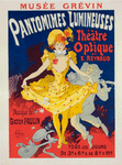 Affiche pour le Musée Grévin, "Pantomimes lumineuses".
