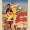 Affiche pour le roman "l'Amant des Danseuses", par M. Félicien Champsaur.