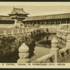 Canal in Forbidden City, Pekin.