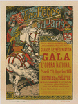 Affiche pour les "Fêtes de Paris".