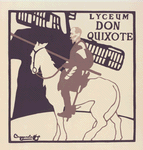 Affiche anglaise pour le Théâtre Lyceum, "Don Quixote"