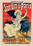 Affiche pour le "Jardin de Paris".