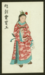 Woman in gown