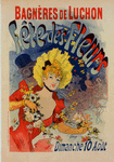 Affiche pour la "Fête des Fleurs de Bagnères-de-Luchon".