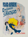 Affiche pour les Folies-Bergère, "Émilienne d'Alençon".