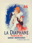 Affiche pour la Poudre de Riz "la Diaphane".
