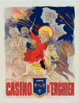 Affiche pour le "Casino d'Enghien".