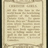 Christie girls.