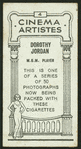 Dorothy Jordan.
