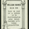 William Haines.