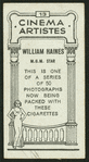 William Haines.