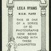 Leila Hyams.