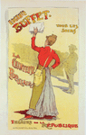 Affiche pour le Théâtre de la Renaissance, "Eugénie Buffet, la chanteuse populaire".