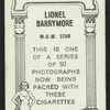 Lionel Barrymore.