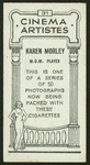 Karen Morley.