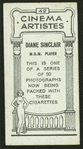 Diane Sinclair.
