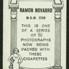 Ramon Novarro.
