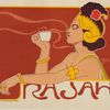 Affiche belge pour le "Café Rajah".