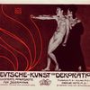 Affiche allemande pour la revue illustrée mensuelle "Deutsche-Kunst und Dekoration"