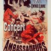 Affiche pour le "Concert des Ambassadeurs".