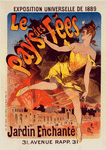 Affiche pour l'Exposition Universelle de 1889 : "Le Pays de Fées".