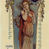 Affiche pour la représentation de l'opéra "Messaline" au Casino de Monte-Carlo.