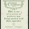Miriam Jordan.
