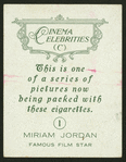 Miriam Jordan.