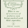 Irene Ware.