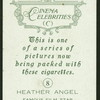 Heather Angel.