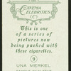 Una Merkel.